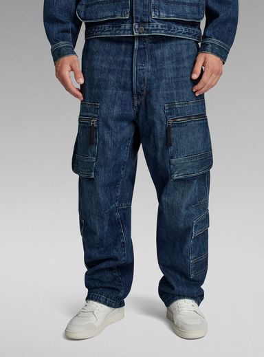 Multi Pocket Cargo Relaxed Jeans